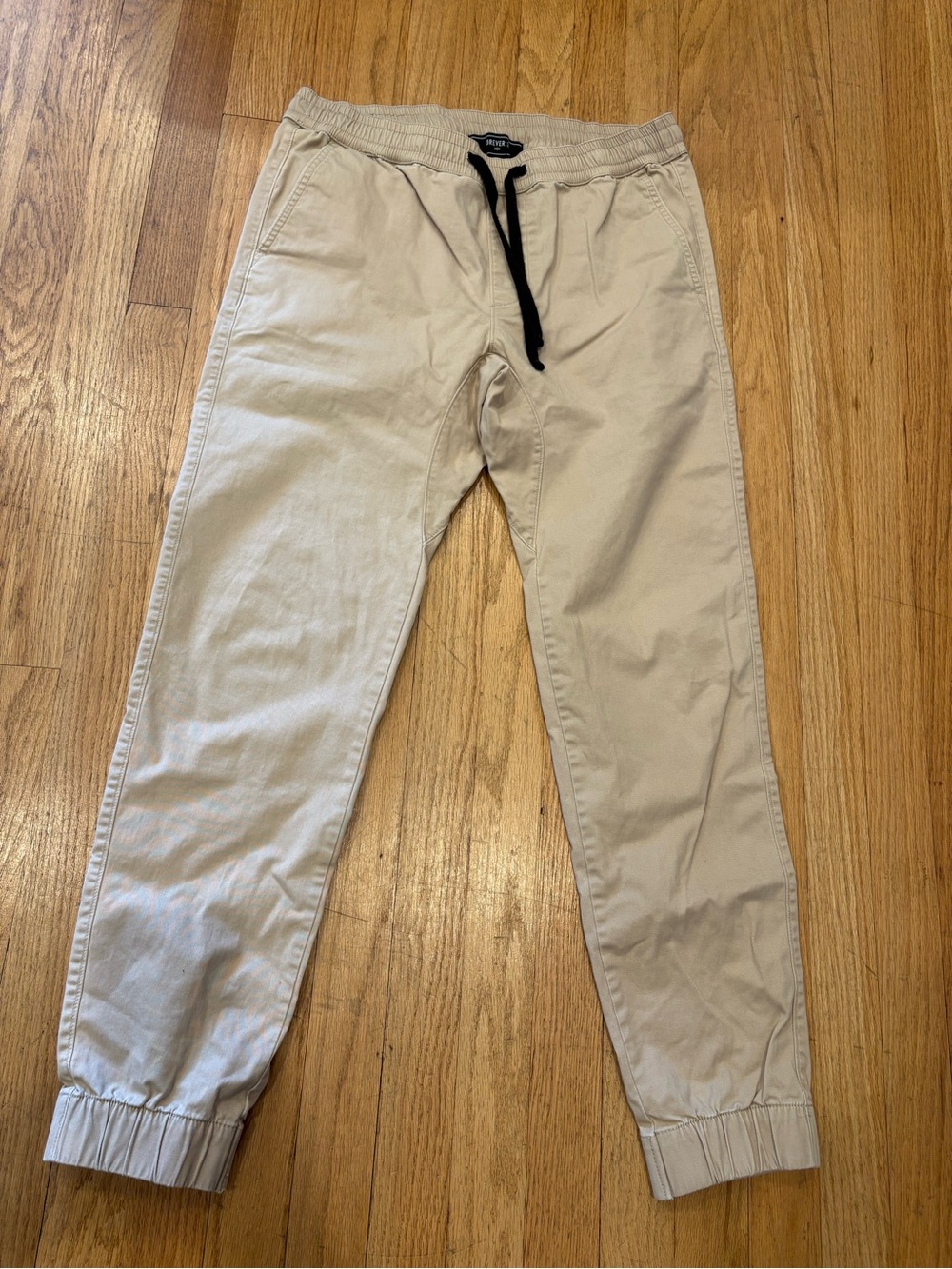 Forever 21 Men’s Khaki Drawstring Jogger Pants